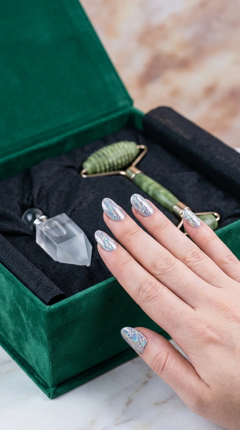 Complete Your Manicure: Shimmering Holographic Nails
