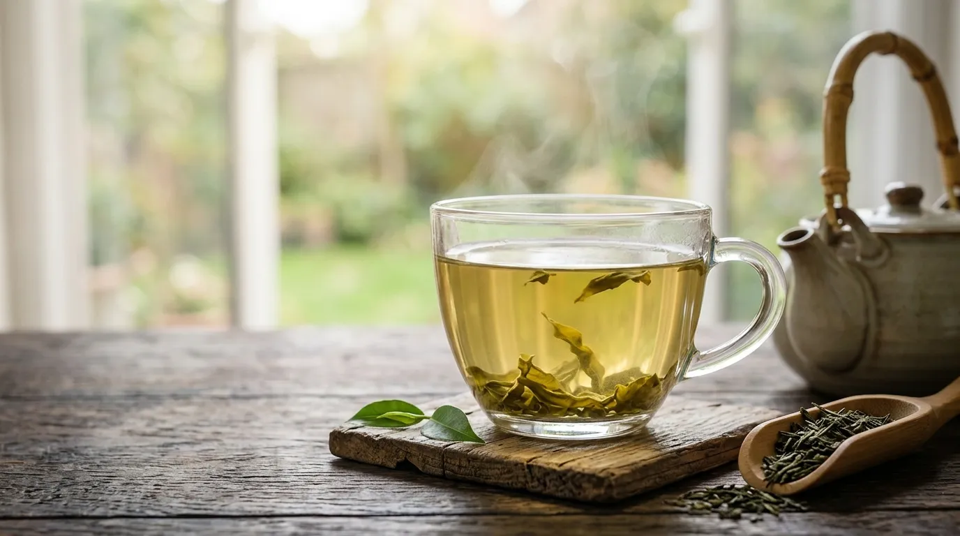 Does green tea have caffeine compared with coffee and black tea