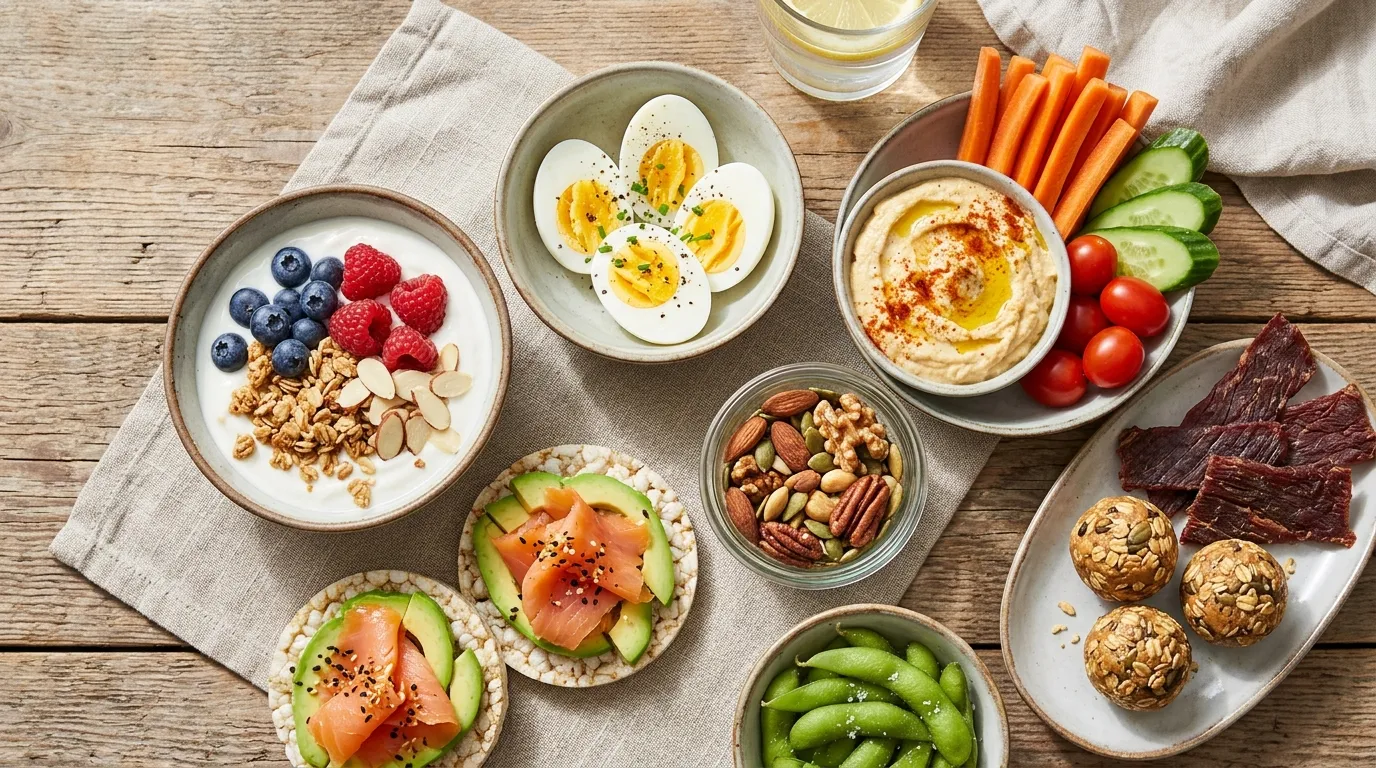 High Protein Snacks: 35 Easy Ideas That Keep You Full